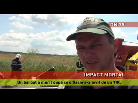 Un bărbat a murit după ce o Dacie s-a lovit de un TIR