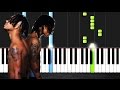 Rae Sremmurd - Black Beatles ft. Gucci Mane - Piano Tutorial by Peter PlutaX