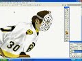 speedpaint of Boston Bruins great goalie Gerry Cheevers
