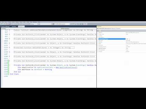 how to import microsoft.office.interop.excel in vb.net