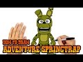 How to Draw Adventure Springtrap | FNAF World