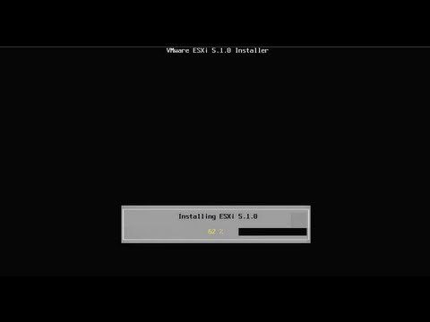 how to install esxi from a usb