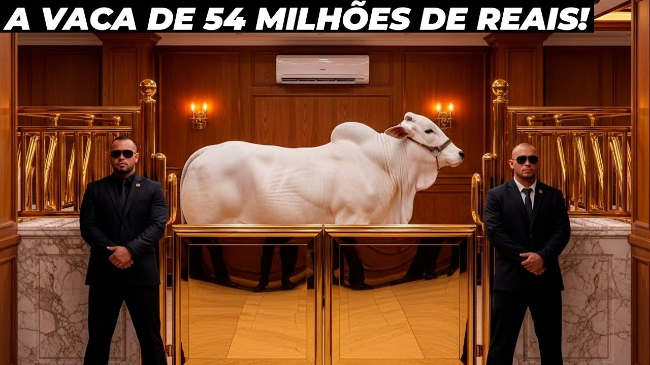 Como vive a nova vaca brasileira mais cara do mundo? 54 milhões de ...