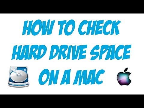 how to check hard drive space on mac