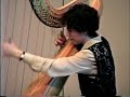 Angelica Vianna plays \"Fire Dance\" on the harp Angelica Vianna plays \"Fire Dance\" on the harp