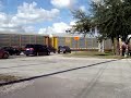 CSX Auto Train Backing into Taft, FL Intermodal Yard