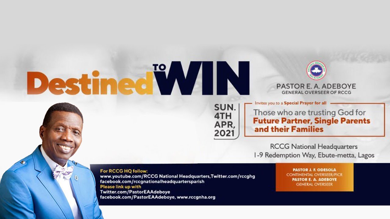 RCCG Easter Sunday Service 4th April 2021