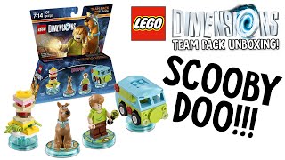LEGO DIMENSIONS SCOOBY DOO TEAM PACK UNBOXING!!! (LEGO Set No. 71206)