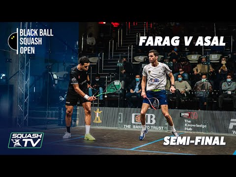 Squash: Farag v Asal - Semi Final Highlights - CIB Black Ball Open 2020