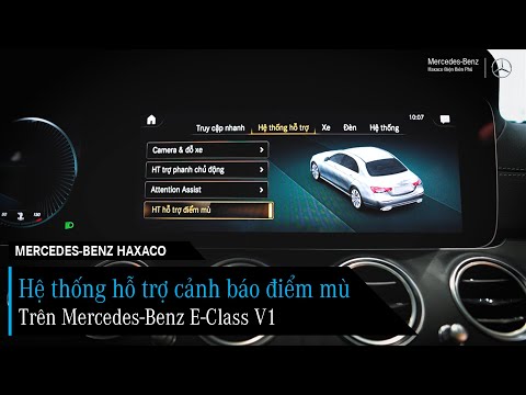 Hệ thống hỗ trợ cảnh báo điểm mù trên Mercedes-Benz