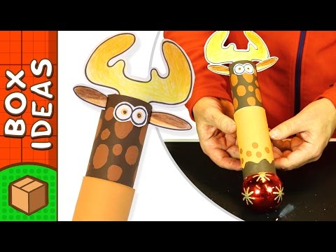 Toilet Roll Reindeer Gift Wrap