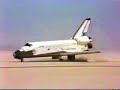 first ever space shuttle landing  sts 1 columbia 
