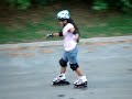 ERIKA PATINANDO POR PRIMERA VEZ