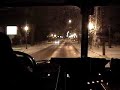 Squad 62 responding to a wires call during an ice storm.
