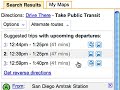 Transit on Google Maps Transit on Google Maps
