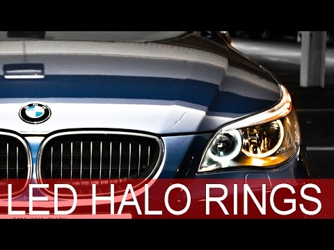 Install White Halo Ring LEDs – BMW E60 Pre LCI Headlights.
