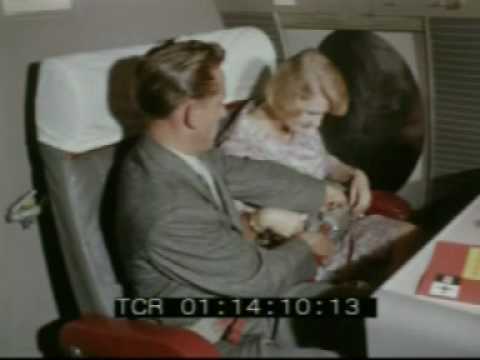 air travel - To order this clip in high res. follow this link: http://www.clipsandfootage.com/contact_us.html People boarding a BEA flight to Gibraltar, shots of flight a...