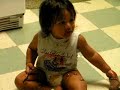 Denzon boy making a mess