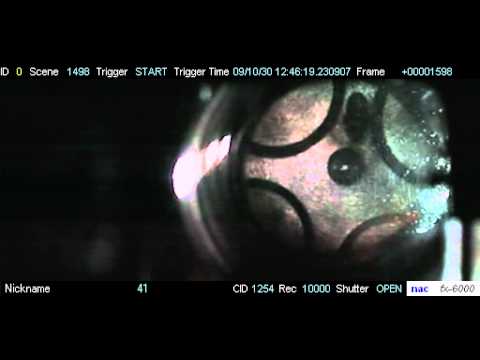 High speed video of diesel split injection in a single cylinder optical engine