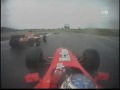 Barrichello and Verstappen battle at the 2000 European GP