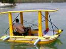 SOLAR POWERED INFLATABLE BOAT PONTOON
