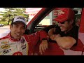 Click here to watch this video Helio Castroneves and Ryan Briscoe have some fun at Shell