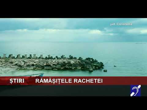 Rămășițele rachetei, la Gura Portiței