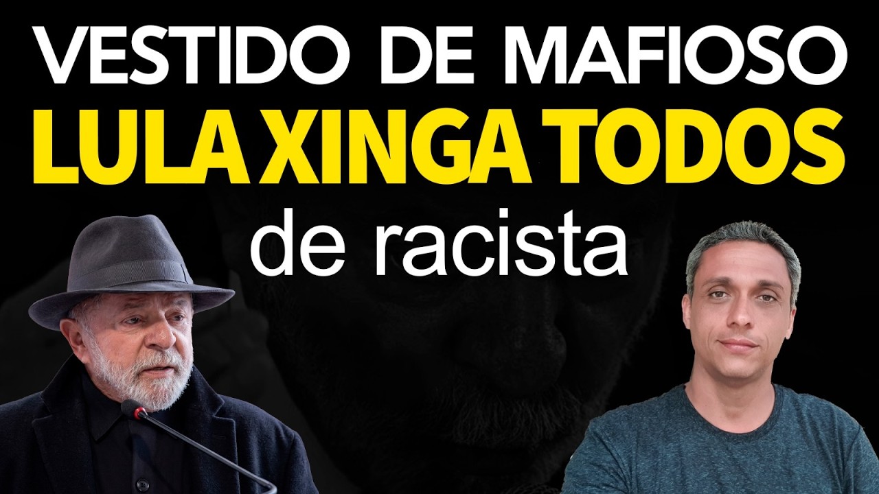 FALA MAIS LULA!! Vestido de mafioso LULA xinga todos de racista em evento flopado