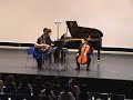 Eon Trio plays Shostakovich Trio No.2 3rd mvt.