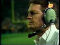 facing a critical fourth down late in the 1984 orange bowl, nebraska ib jeff smith dashes 25 yards for a touchdown on a spectacular option play.  coach tom osborne makes a gutsy call to go for the two-point conversion and the win.  the miami hurricanes would go on to win 31-30 and collect their first national championship.  a definitive moment in nebraska football and college football history.  go big red!