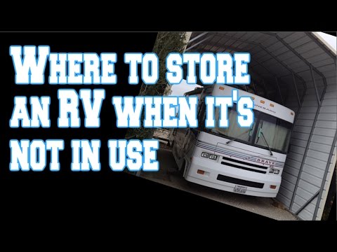 how to store an rv properly