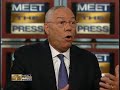 Colin Powell endorses Barack Obama on Meet The Press (10/19/2008)