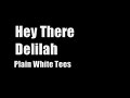 Hey There Delilah - Plain White Tees