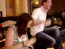 Leigh & April playing Sonic on the Wii