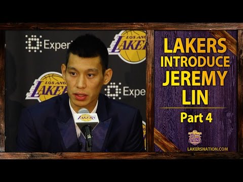 Video: Jeremy Lin Lakers Press Conference (PT. IV): Not Trying To Recreate Linsanity