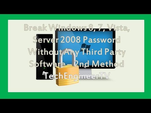 how to break windows 8 password