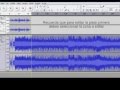 Editar audio con Audacity