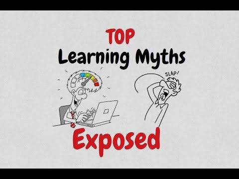 Top learning myths (that we all believed) debunked | Cosas que pensar