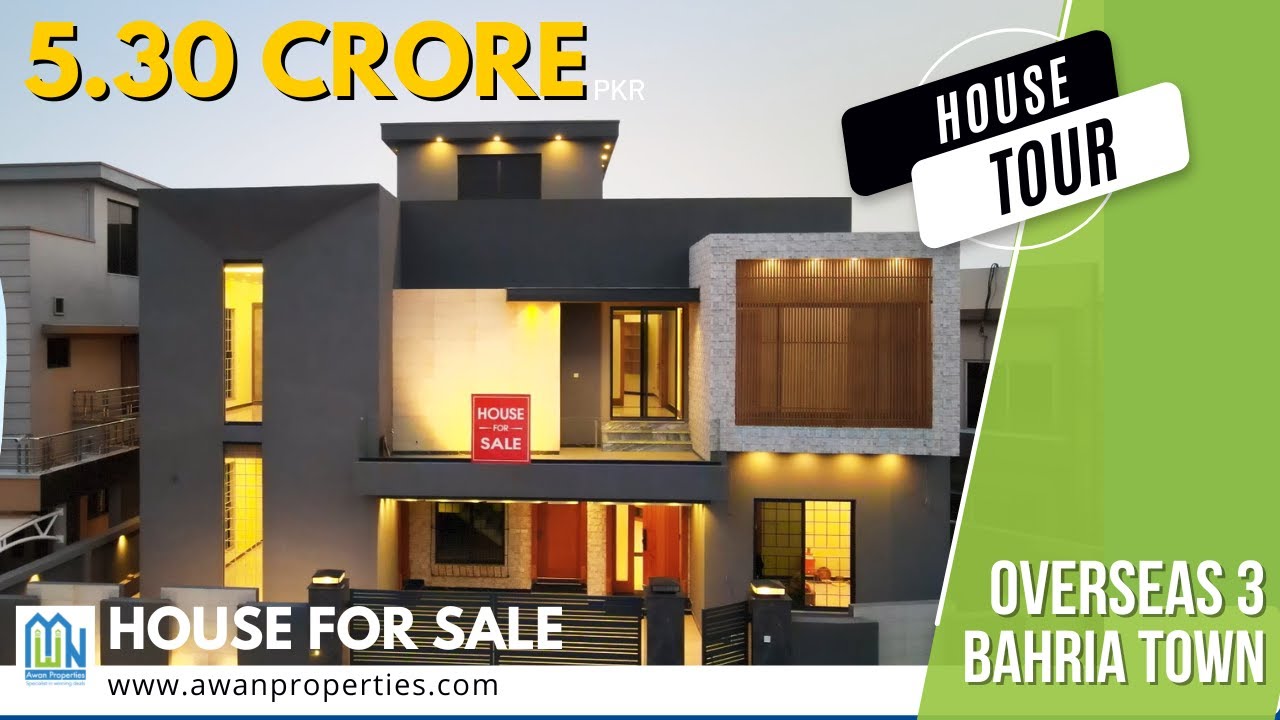 15 Marla Designer House For Sale | Bahria Town Phase 8 | Overseas 3