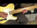 Rock and Blues Lead Guitar Solo Lesson - Blues Licks to Play - Fender Telecaster