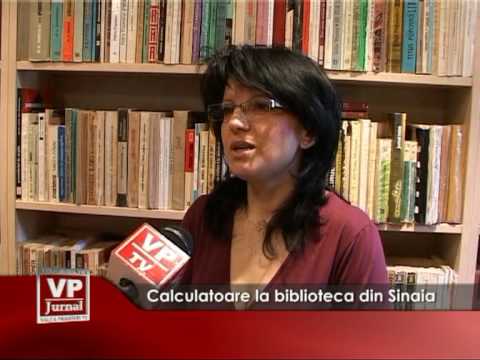 Calculatoare la biblioteca din Sinaia