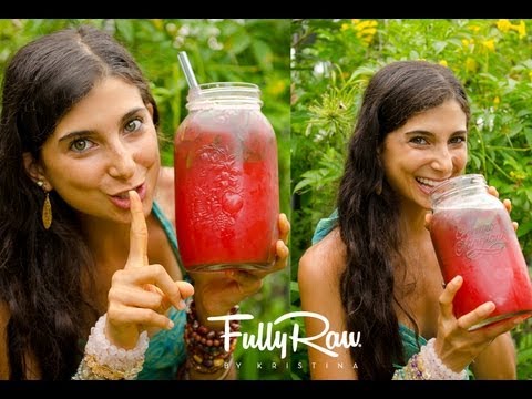 Juice - Ever wonder how I get my Watermelon Juice to be so deliciously pink?! Here is my secret to making it taste super sweet! http://youtu.be/Mp2NBdOrHoM FullyRawK...