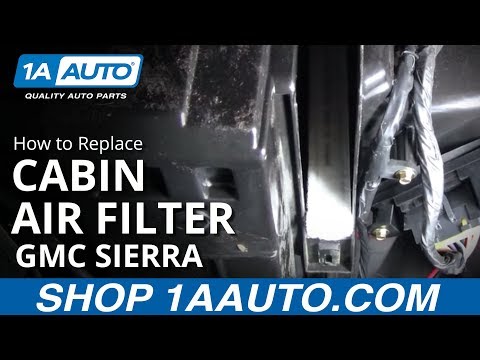 How To Install Replace Cabin Air Filter Chevy Silverado Suburban Tahoe Sierra 99-02 – 1AAuto.com
