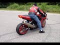 Parking lot burnout - SMOKIN!