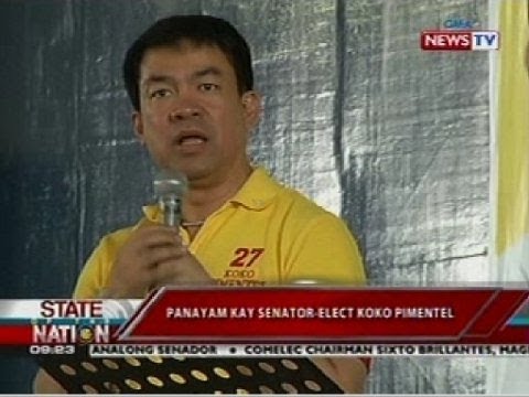 SONA: Panayam kay Sen. Koko Pimentel