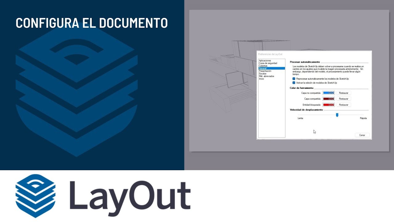 Configuración del Documento | LayOut de SketchUp 1/3