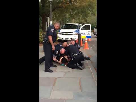Arrest on Duke campus captured on video