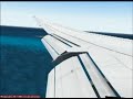 B747-430 landing at Princess Juliana Airport (Wingview)