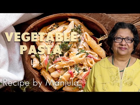 pasta - View full recipe at http://www.manjulaskitchen.com/2009/08/12/vegetable-pasta/