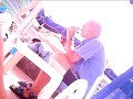man sucking an ice cream
